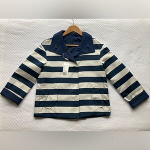 Nautical windbreaker, swing style, reversible, size 4, NWT